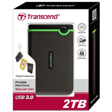 Transcend 2 TB External Memory Hard Disk StoreJet 25M3